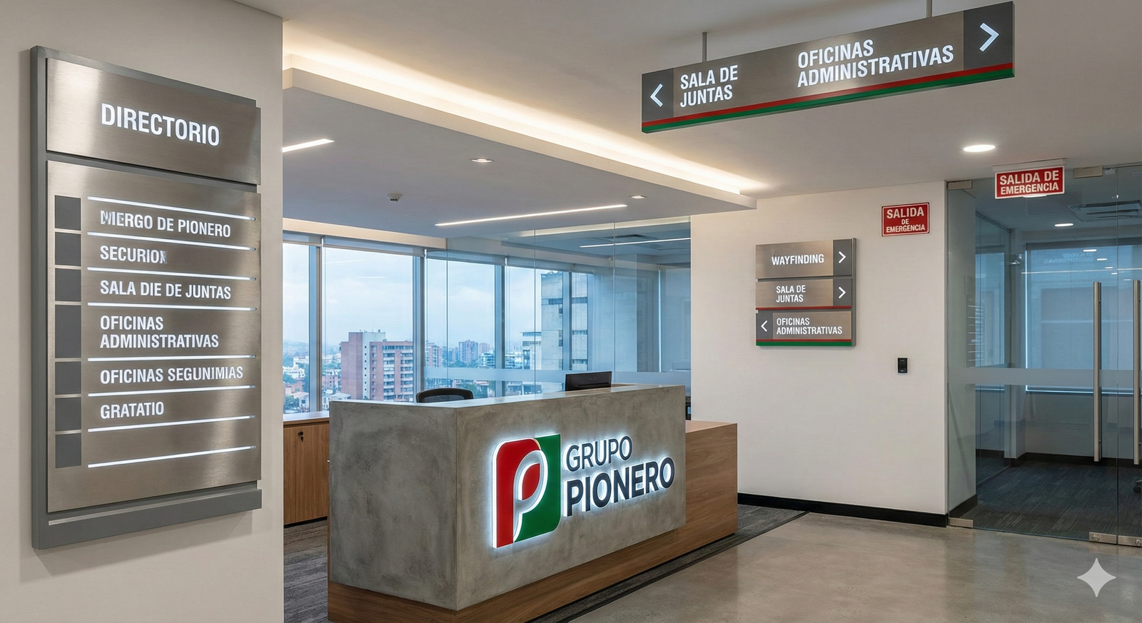 Señalización y Oficinas