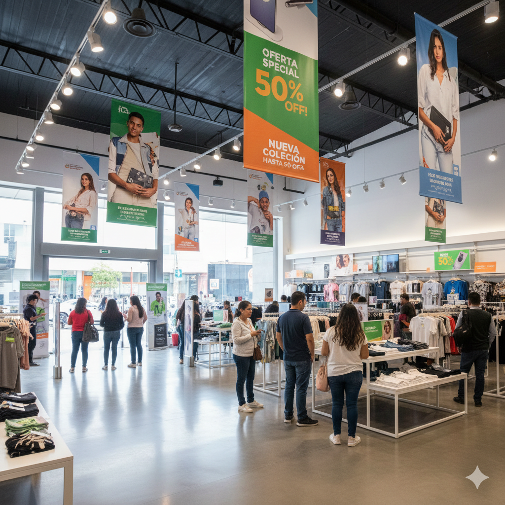 Pendones para Tiendas