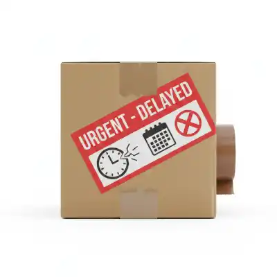 Entrega tardía antes de eventos