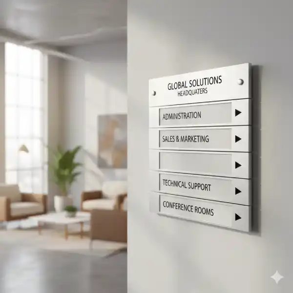 Directorio modular aluminio