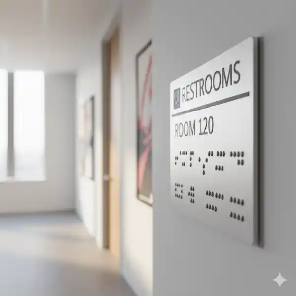 Señalética braille