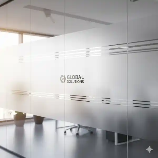 Vinilo esmerilado privacidad