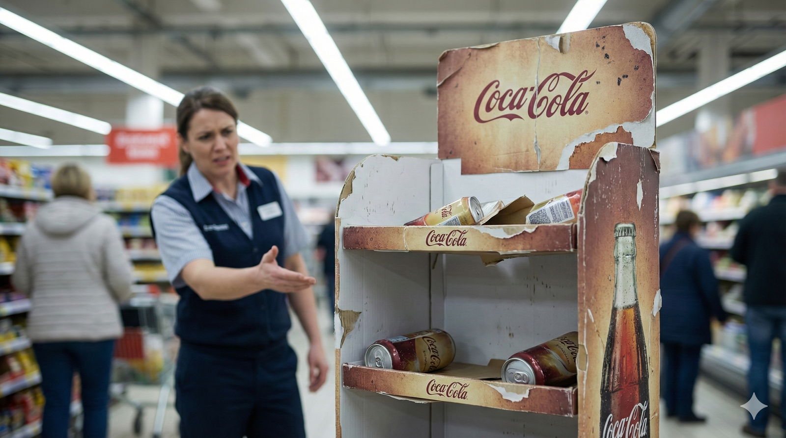 Material POP que no resiste el uso diario