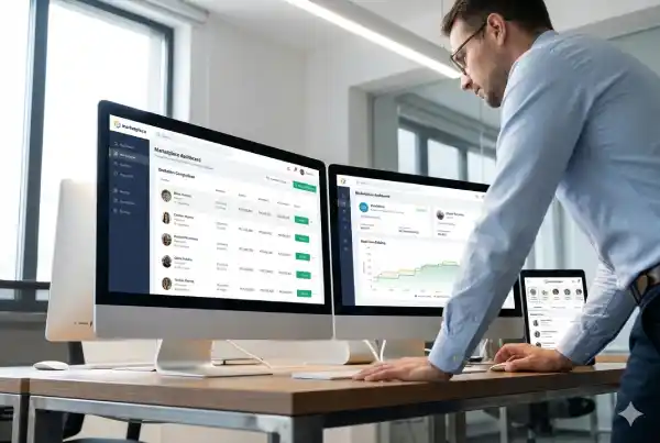 Marketplace de material POP con sistema de cotizaciones y proveedores verificados